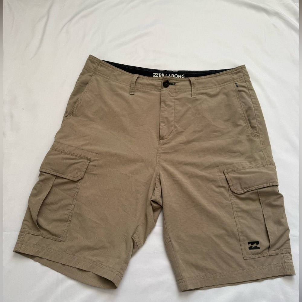 Billabong Men's Khaki Cargo Shorts